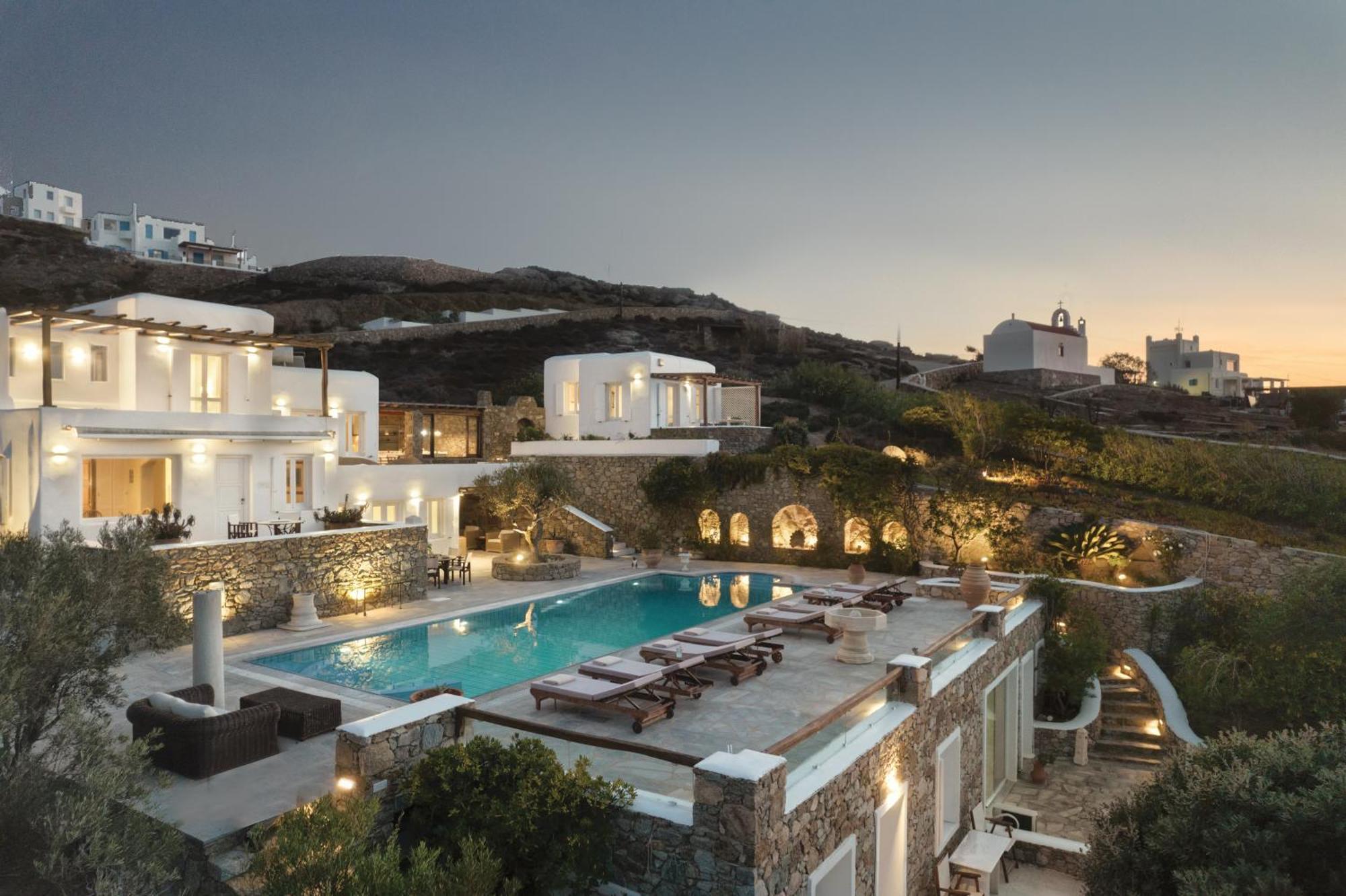 Villa Galaxy Ftelia Beach Exterior foto